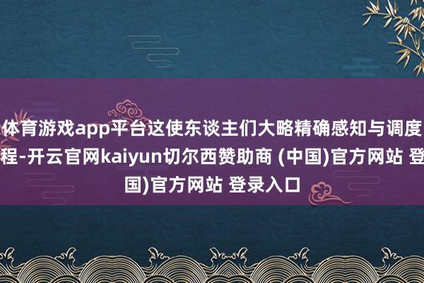 体育游戏app平台这使东谈主们大略精确感知与调度抓捏历程-开云官网kaiyun切尔西赞助商 (中国)官方网站 登录入口