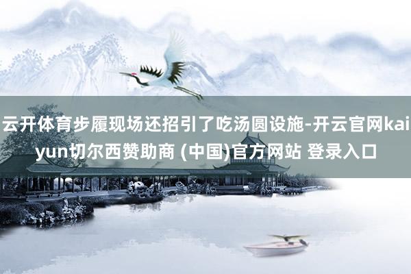云开体育步履现场还招引了吃汤圆设施-开云官网kaiyun切尔西赞助商 (中国)官方网站 登录入口