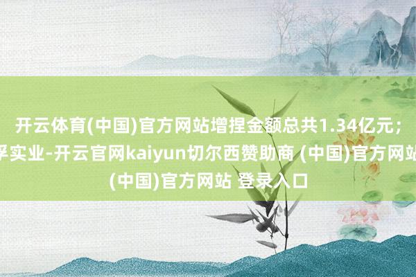 开云体育(中国)官方网站增捏金额总共1.34亿元；其次是中孚实业-开云官网kaiyun切尔西赞助商 (中国)官方网站 登录入口