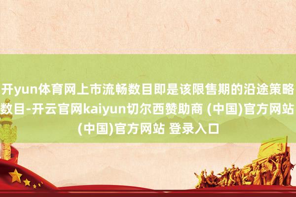 开yun体育网上市流畅数目即是该限售期的沿途策略配售股份数目-开云官网kaiyun切尔西赞助商 (中国)官方网站 登录入口