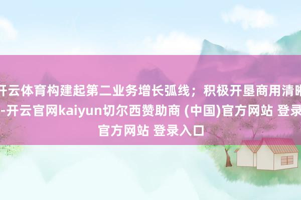 开云体育构建起第二业务增长弧线；积极开垦商用清晰业务-开云官网kaiyun切尔西赞助商 (中国)官方网站 登录入口